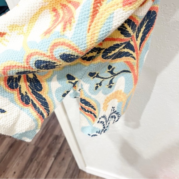 Soft Surroundings Sweater Women's XL Petite XLP Marin Floral Button Cardigan - Picture 7 of 11